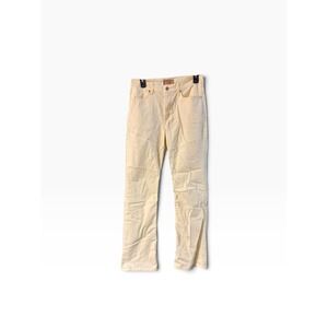 Zena Jeans Womens 8 Pale Yellow Straight Leg Denim Pants 860-0302-15 Cotton